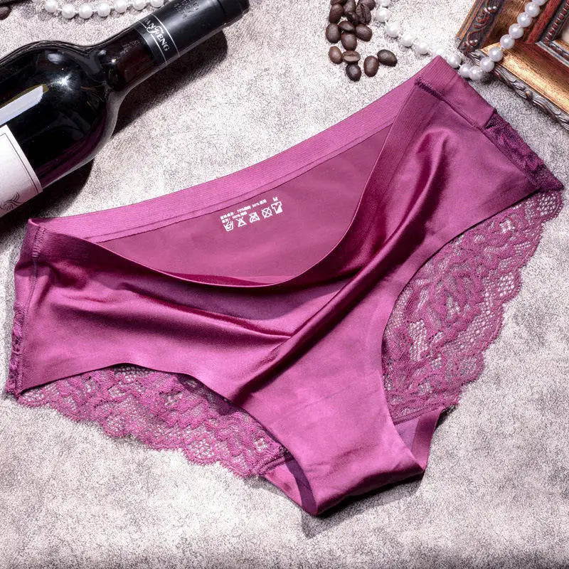 Lace Briefs Women Seamless Comfort Underwear Plus Size