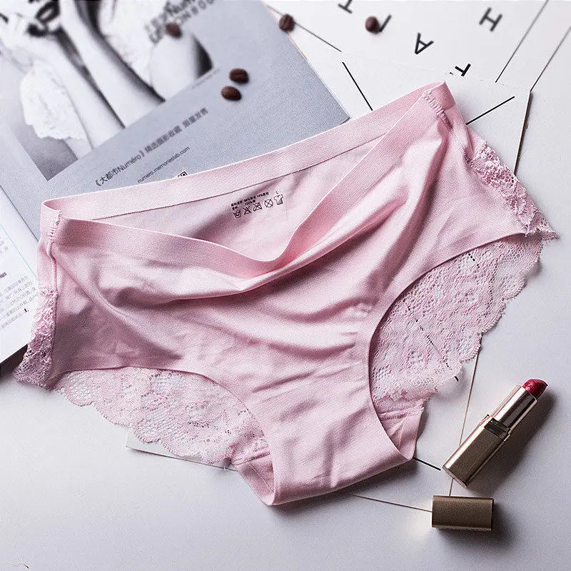 Lace Briefs Women Seamless Comfort Underwear Plus Size
