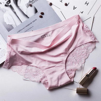 Lace Briefs Women Seamless Comfort Underwear Plus Size