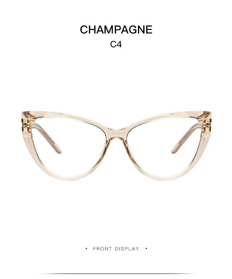Cat Eye Plastic Glasses Frame for Women