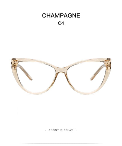 Cat Eye Plastic Glasses Frame for Women