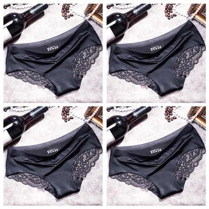 Lace Briefs Women Seamless Comfort Underwear Plus Size