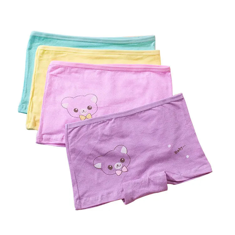 Girls Cartoon Cotton Underwear Briefs Size 2T-10T