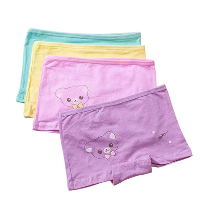 Girls Cartoon Cotton Underwear Briefs Size 2T-10T