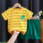 Kids Cotton Cartoon T-Shirt and Shorts Set