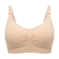 Plus Size Nursing Bra Seamless Breathable Nylon