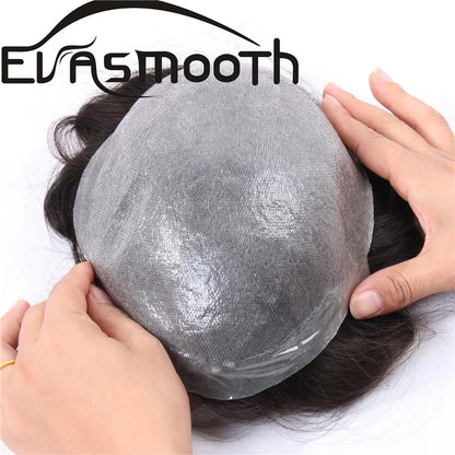 Thin Skin 0.03mm Natural Hair Toupee for Men