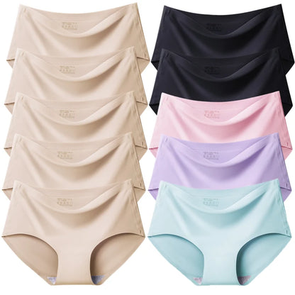TrowBridge Women's Plus Size Silk Satin Seamless Briefs