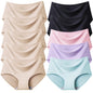 TrowBridge Women's Plus Size Silk Satin Seamless Briefs