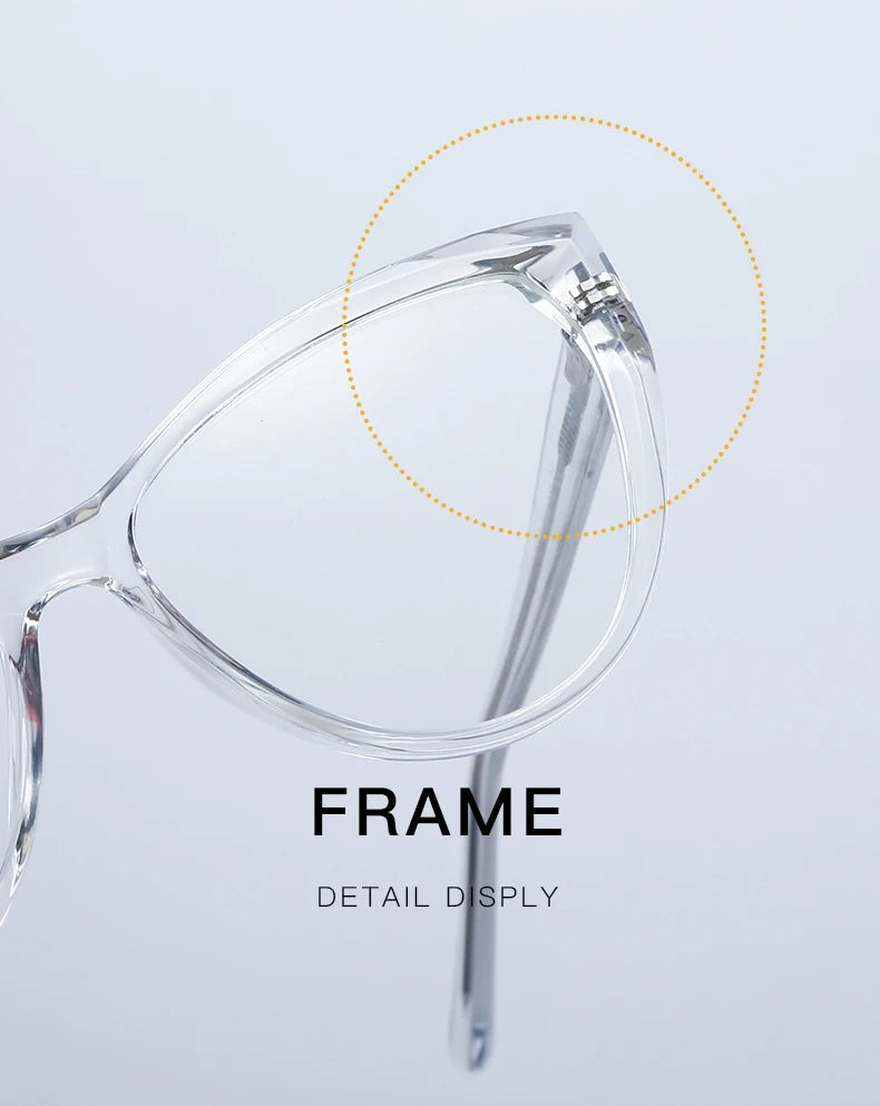 Cat Eye Plastic Glasses Frame for Women
