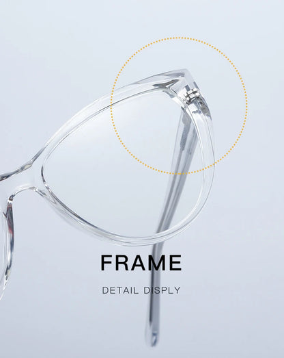 Cat Eye Plastic Glasses Frame for Women