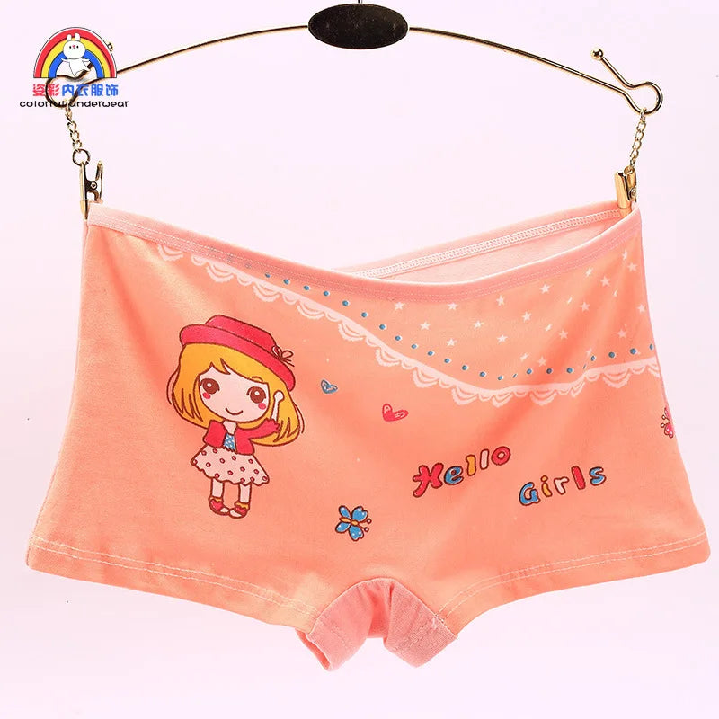 Girls Cartoon Cotton Underwear Briefs Size 2T-10T