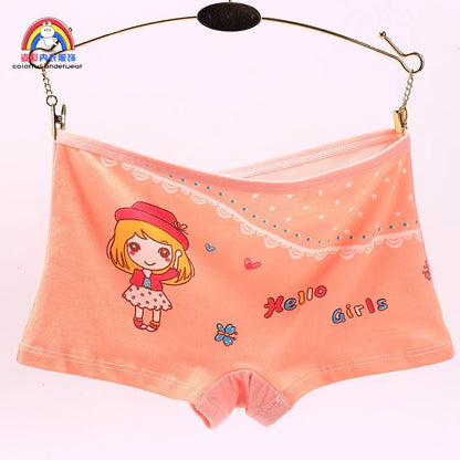 Girls Cartoon Cotton Underwear Briefs Size 2T-10T