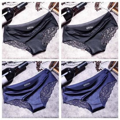 Lace Briefs Women Seamless Comfort Underwear Plus Size