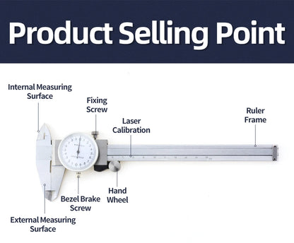 Digital Caliper Stainless Steel Thickness Gauge
