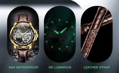 OLEVS Automatic Mechanical Waterproof Men's Watch