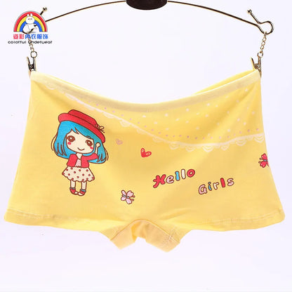 Girls Cartoon Cotton Underwear Briefs Size 2T-10T