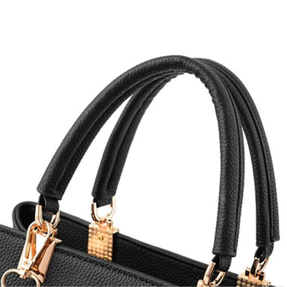 Elegant Plum Bowknot Crossbody Bag for Women