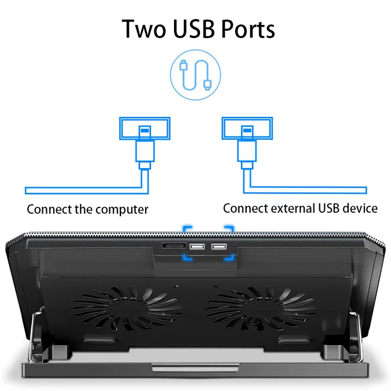 USB Laptop Cooling Pad – 12–16 Inch