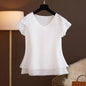 Loose V-Neck Chiffon Blouse for Women