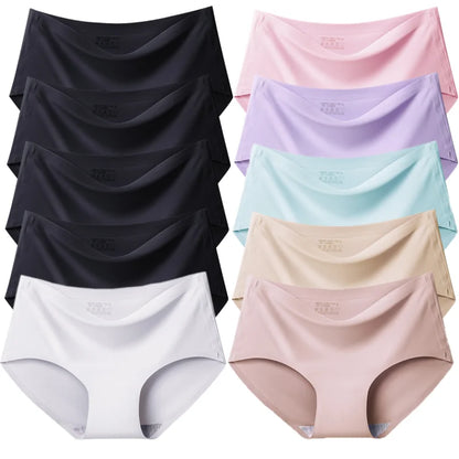 TrowBridge Women's Plus Size Silk Satin Seamless Briefs