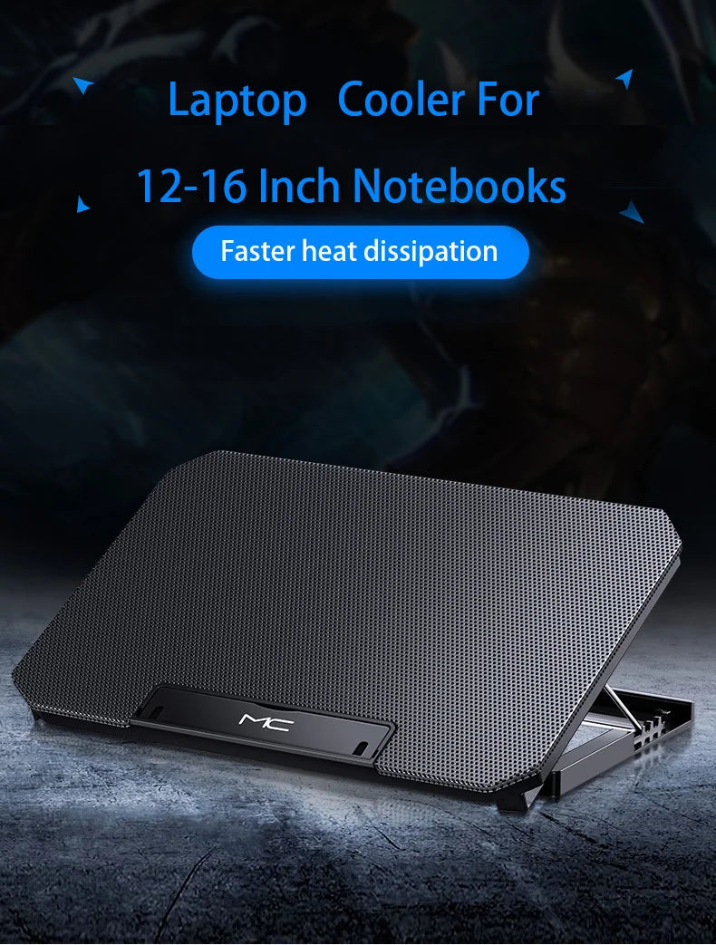 USB Laptop Cooling Pad – 12–16 Inch