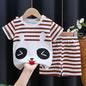 Kids Cotton Cartoon T-Shirt and Shorts Set