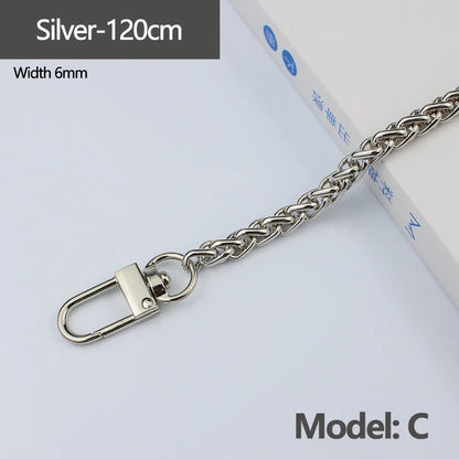 Metal Chain Crossbody Shoulder Strap 100-120CM