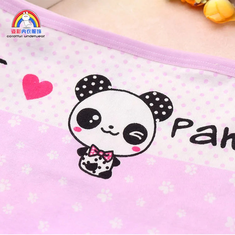 Girls Cartoon Cotton Underwear Briefs Size 2T-10T