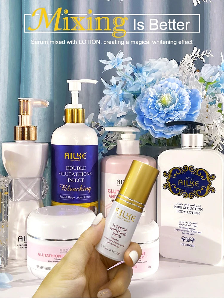 AILKE Vitamin C & Glutathione Skincare Set
