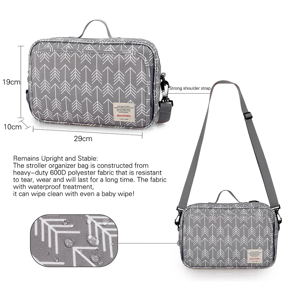 Waterproof Baby Stroller Bag Multifunction Diaper Organizer