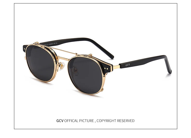 GCV Double Layer Polarized Acetate Sunglasses