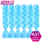 24 Inch Jumbo Braiding Hair Extensions Synthetic Ombre