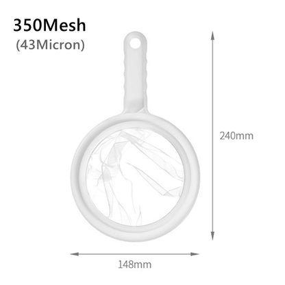Nylon Mesh Kitchen Nut Milk Filter Spoon