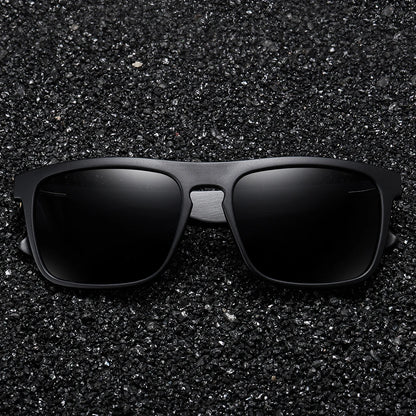 Black Wooden Polarized Sunglasses for Men