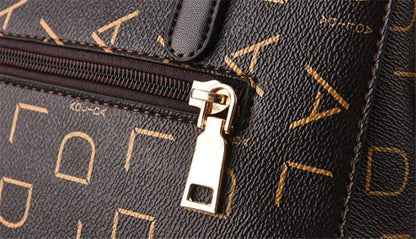 PU Leather Tassel Handbag for Women Large Capacity Tote