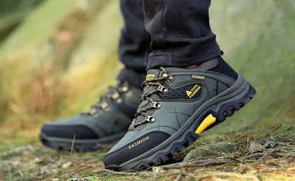 Men's Waterproof Leather Snow Boots Size 39-47