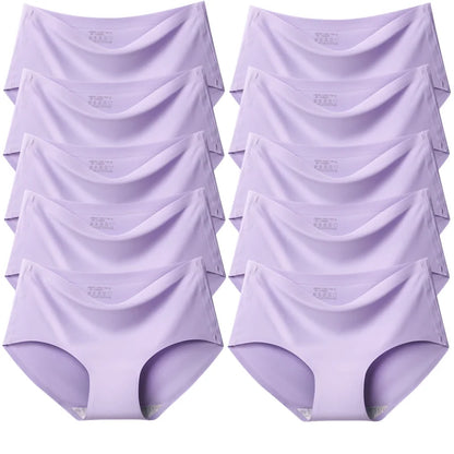 TrowBridge Women's Plus Size Silk Satin Seamless Briefs