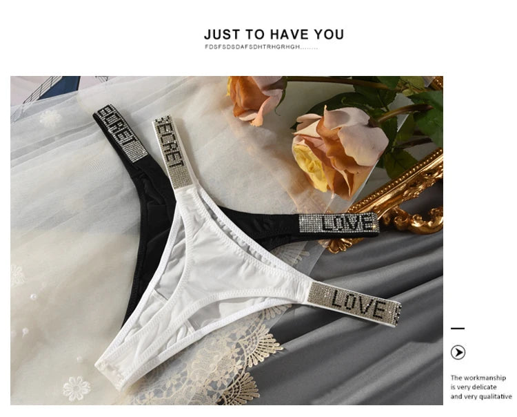 Low Waist G-String Panties for Women in Polyester