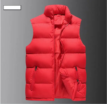 Men's Waterproof Sleeveless Vest Jacket for Winter