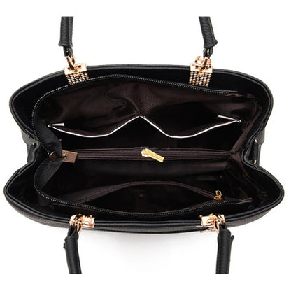 Elegant Plum Bowknot Crossbody Bag for Women