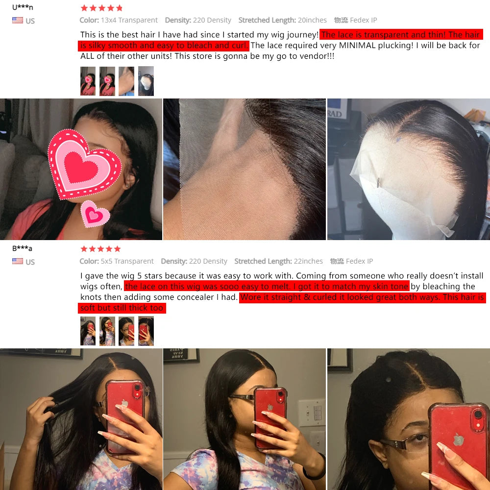 Hd Lace Frontal Wig 30 Inch Bone Straight Human Hair