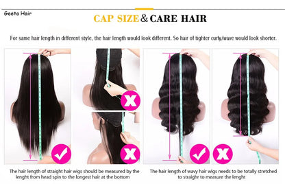 Hd Lace Frontal Wig 30 Inch Bone Straight Human Hair