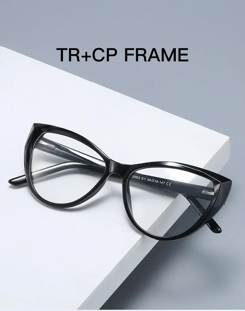 Cat Eye Plastic Glasses Frame for Women