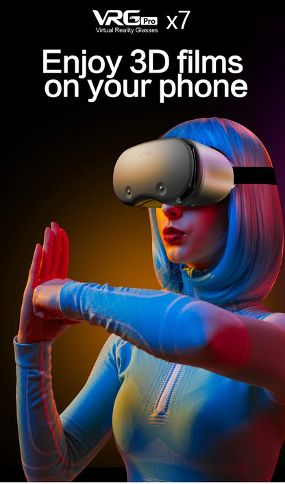 3D Virtual Reality Glasses for Smartphones with Real Lenses