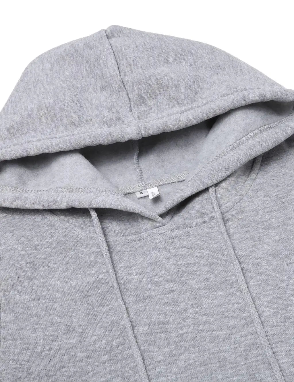 Hooded Sweatshirt Dress for Women in Polyester