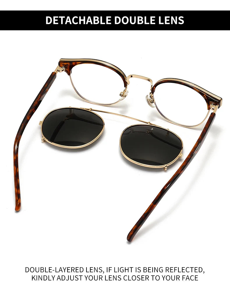 GCV Double Layer Polarized Acetate Sunglasses