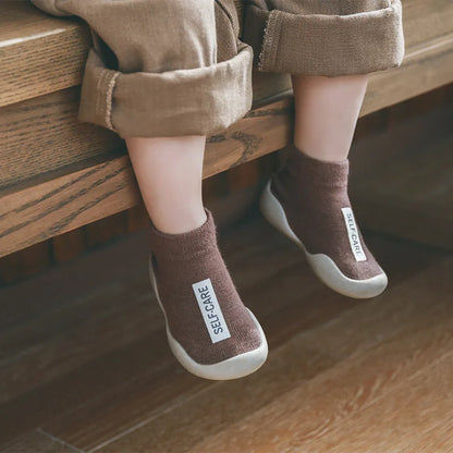 Baby Toddler First Walkers Soft Rubber Shoes