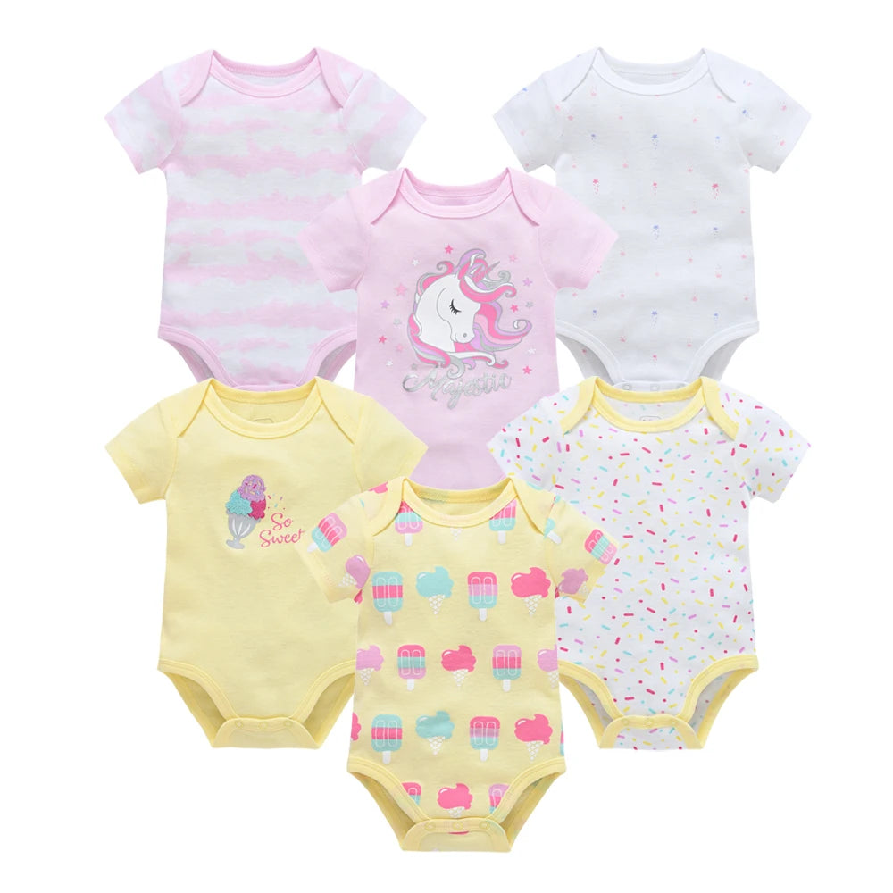 Kavkas Baby Boy Cotton Bodysuit Summer Overalls