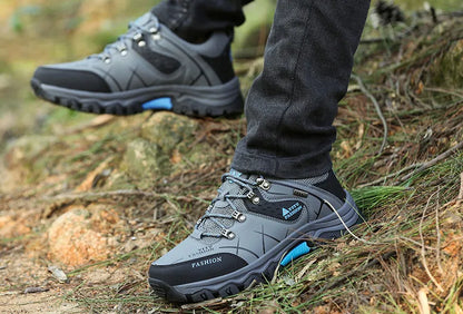 Men's Waterproof Leather Snow Boots Size 39-47